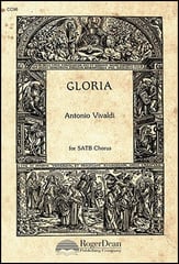 Gloria, RV589 SATB Choral Score cover